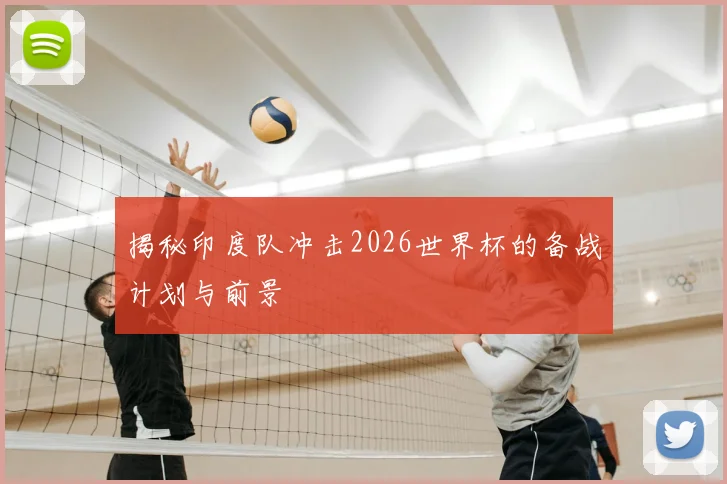 揭秘印度队冲击2026世界杯的备战计划与前景