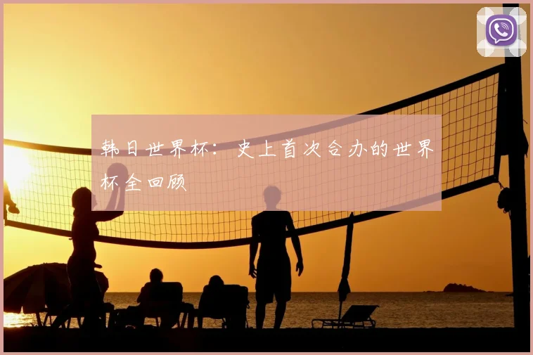 韩日世界杯:史上首次合办的世界杯全回顾